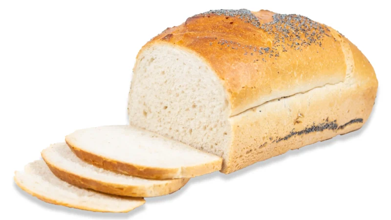 Chleb foremka zwykła - Pieczywo pszenno żytnie wypiekane na naturalnym zakwasie posypane makiem