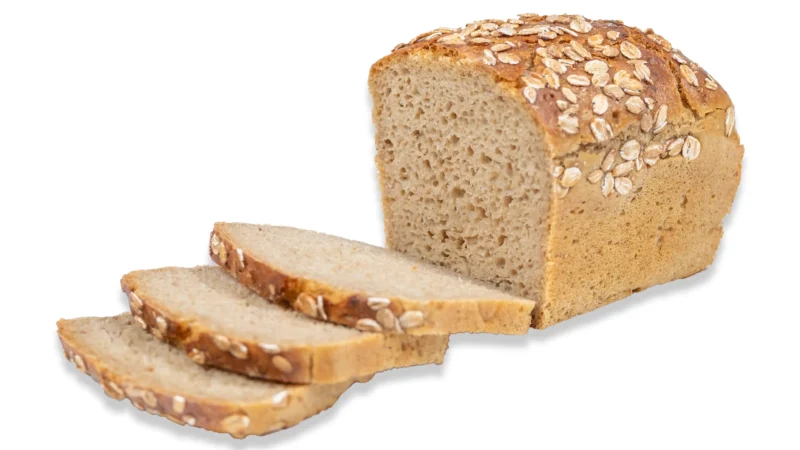 Chleb żytni 100% - Pieczywo żytnie wypiekane na naturalnym zakwasie, posypane płatkami owsianymi